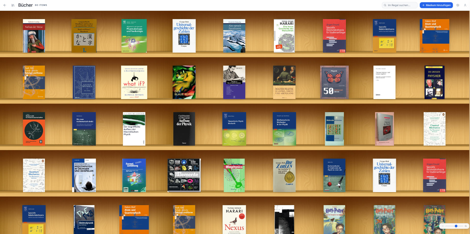 Alle deine Bücher im Blick